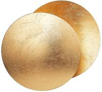AAOTE Indoor Wall Light Round Gold Copper Living Room Creative Moon Concept Solar Eclipse Wall Lamp Nordic Aisle Stairs Bedroom Bedside Sconces Hallway Corridor Lighting