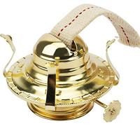 AAOTE Oil Lamp Burner Brass Plated Oil Lamp Replacement Burner with Wick 3” Base Lamp Chimney Holder for Vintage Kerosene Hurricane Antique Hurricane Lamps (Size : 2 Pack)