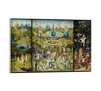 AAOTE The Garden of Earthly Delights - by Hieronymus Bosch Painting Art Posters Wall Art Poster Prints Home Decor Picture Canvas Painting Posters 08x12inch(20x30cm)