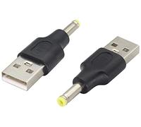 AAOTOKK (2 Pack 5V DC to USB Adapter DC Power Converter Plug USB 2.0 A Male to DC Male Barrel Socket DC Power Cable Connector for 5V DC or USB Charging Device (DC 4.0×1.7mm)