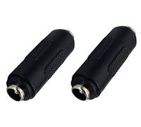 AAOTOKK 5.5mm x 2.1mm DC Power Adapter, DC Barrel Power 2.1mm X 5.5mm Female to Female Coupler Connector for CCTV Camera (2pack/Female)