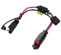 AAOTOKK Suitable for GC009 X-Connect SAE Adapter Intelligent Battery Charger 14AWG Extension Cable,Equipped With a 20A Fuse and Waterproof Plug,suitable for Motorcycles/ATV/UTV/Automobiles.(1FT/1Pack)