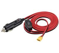 AAOTOKK XT60 Cigarette Lighter Cable,16AWG 12V Cigarette Lighter Male Plug to XT60 Male Adapter Charging Cable compatible for Freestyle Fpv Drones Battery Charging Cable (XT60 Mable, 3 Meters)
