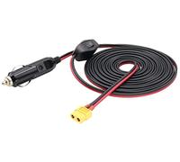 AAOTOKK XT60 Cigarette Lighter Cable,16AWG 12V Cigarette Lighter Male Plug to XT60 Male Adapter Charging Cable compatible for Freestyle Fpv Drones Battery Charging Cable (XT60 Female, 5 Meters)