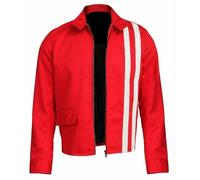 AAOutfitz Men Elvis Speedway Cotton Stripe Red Jacket