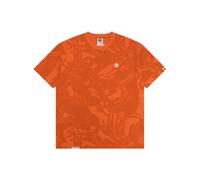 AAPE BY *A BATHING APE® camouflage-print T-shirt - Orange S