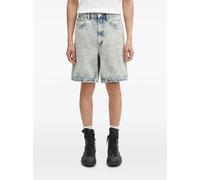 AAPE BY *A BATHING APE® logo.-patch denim shorts - Blue M-L-XL