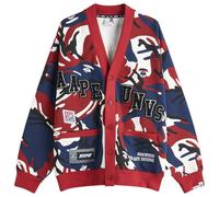 AAPE UNVS Camo Cardigan Burgundy (Navy)