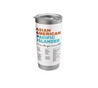 AAPI Asian American and Pacific Islander Heritage Month 2024 Stainless Steel Insulated Tumbler