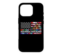AAPI Asian American and Pacific Islander USA Flag Case for iPhone 16 Pro