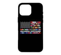 AAPI Asian American and Pacific Islander USA Flag Case for iPhone 16 Pro Max