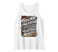 AAPI Heritage Month Flag Heart Tank Top