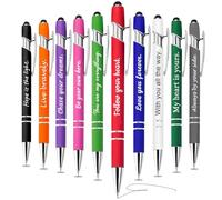 Aappping Personalised Pens Metal Ballpoint Pens With Stylus Custom Engraved Metal Ballpoint Pen Ideal For Business Promotions, Schools, And Event Giveaways,Bulk Pens 10 Colours 10/20/50/100