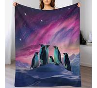 AAPZY Penguin Blanket Soft Flannel Soft Blanket Gifts 3D Home Decoration For Bed Couch Sofa Chair Bed Blanket (150×200cm)
