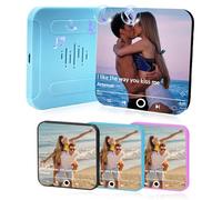 AAQ Custom Fridge Magnets Music - Personalised Spotify Song Refrigerator Magnet with Photo Customised Anniversary for Boyfriend, Girlfriend, Family