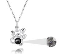 AAQ Personalised Photo Necklace - Custom Projection Necklace with Picture Inside, Personalised Gifts for Women Mum Girlfriend (style-08)