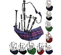 AAR B N Bagpipe Black Finish Silver Mounts Pride of Scotland Scotland/Highland(USA)