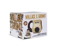 Half Moon Bay Gromit Mug | Wallace and Gromit Mug | Ceramic Coffee Mug | 3D Shaped Coffee Cup & Tea Mug | Funny Mugs for Men | Novelty Mug Large Mug | Wallace and Gromit Gifts | Novelty Gifts for Men
