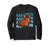 Aardvark Cartoon, Cute Ant Eater Long Sleeve T-Shirt
