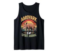Aardvark Is My Spirit Animal Anteater Funny Vintage Aardvark Tank Top
