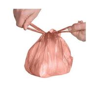 Aardvark Janitorial Supplies 300 Disposable Nappy Fragranced Sacks Diaper Tissue Hygienic Baby Bags Hand Ties, Pink (DPP15/E)