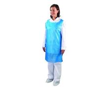 Aardvark Janitorial Supplies Disposable Blue Flat Pack of 1000 Aprons (10 Packs of 100 Blue Aprons)