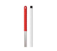 Aardvark Janitorial Supplies Pack of 2 Mop Handles, 125cm, Aluminium, Screw Fitting, Available in Red, Blue, Green, Yellow and White (Red)