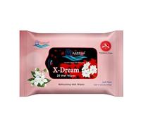 AAREHA COTTON TISSUE-Face Wipe, 100% Cotton Facial Tissue | Reusable & Biodegradable, Soft Fabric, Chemical Free | Wipes For Men & Women Oily Skin 50 Piece REFRESHING WET WIPES (X-DREAM) (Pack Of 2)
