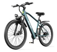 Aarisk 26" Electric Bike, Adult eBike with 36V 10Ah Battery, 50-75km Long Range, Front Suspension Electric Mountain Bicycle, 15.5mph Max Speed, 5 Speed Modes & 250W Motor (26inch GT300, Blue)