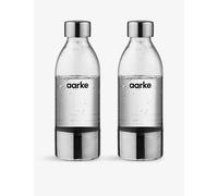 Aarke Aarke 2-Pack Small Pet Water Bottle Set Steel