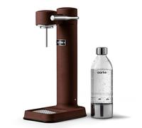 Aarke Carbonator 3 Premium Sparkling Water Maker in Burgundy | Stainless Steel, Cordless Soda Maker for Home, Carbonated Water Machine, BPA-free PET Bottle Included