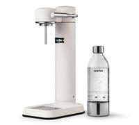 Aarke Carbonator 3 Premium Sparkling Water Maker Matte White Finish | Stainless Steel, Cordless Soda Maker for Home, Carbonated Water Machine, BPA-free PET Bottle Included