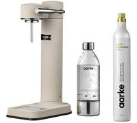 AARKE Carbonator 3 Sparkling Water Maker & CO2 Gas Cylinder - Sand, Cream,Brown