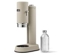 Aarke Carbonator Pro, Sparkling Water Maker with Glass Bottle, Sand Finish