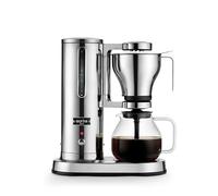 aarke Coffee Maker - Electric Drip Filter Coffee Brewer, Stainless Steel, Glass Carafe, Smart Hot Plate, 10 Cup Capacity, 1.25L