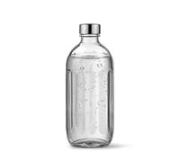 aarke Glass Bottle for Sparkling Water Maker Carbonator Pro, Dishwasher Safe, Details in Steel
