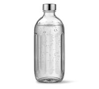 aarke Glass Bottle for Sparkling Water Maker Carbonator Pro, Dishwasher Safe, Details in Steel