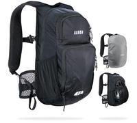 AARON Bicycle Backpack and Hiking, MTB, Ski Backpack 25L, Waterproof with Rain Cover for Men and Women, Black