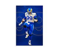 Aaron Donald Football Poster Poster Wall Art Decorative Painting Bedroom Painting Posters 08x12inch(20x30cm) Unframe-style