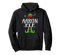 AARON Elf Xmas Funny Men's Family Matching Christmas AARON Pullover Hoodie