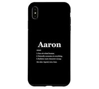Aaron Is A Legend Dictionary Definition Funny Saying Case for iPhone XS Max