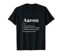 Aaron is A Legend Dictionary Definition Funny Saying T-Shirt