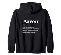 Aaron Is A Legend Dictionary Definition Funny Saying Zip Hoodie