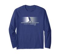 Aaron Judge: Silo Stripe - New York Baseball Long Sleeve T-Shirt