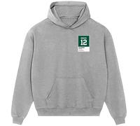 Aaron Rodgers 12 Jersey Frame Men's Hoodie - Gray / S