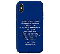 Aaronic Blessing in English and Hebrew B'midbar 6:24-26 Case for iPhone X/XS