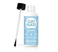 Aarovibe Air Dry Clay Glaze, Clay Varnish to Help Prevent Cracking, Scratches & Wear, Enhances Gloss, for Ceramics, Oil Paintings, Wood & Polymer Clay (100ml)