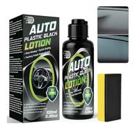 AAROVIBE Back to Black Trim Restorer, Car Plastic Restorer Black for Interior & Exterior, Revives Faded Trim with Deep Black Finish, Prevents Aging & Cracking, Long-Lasting Shine (100ml)