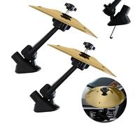 Aartner Car Crash Cymbals, Car Mini Cymbals Air Vent, Fun Air Vent Drum Cymbals for Car-Turn Your Car Into a Mobile DrumSet, Easy Install, Fun for Drummers and Music Lovers Alike (2pcs Gold)