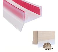 Aartner Flexible Door Edge Banding, Bathroom Kitchen Skirting Board Silicone Sealing Profile, Self Adhesive Sealing-Stripfor 15mm, 16mm, 17mm Thickness Sealing-Profiles (2M)